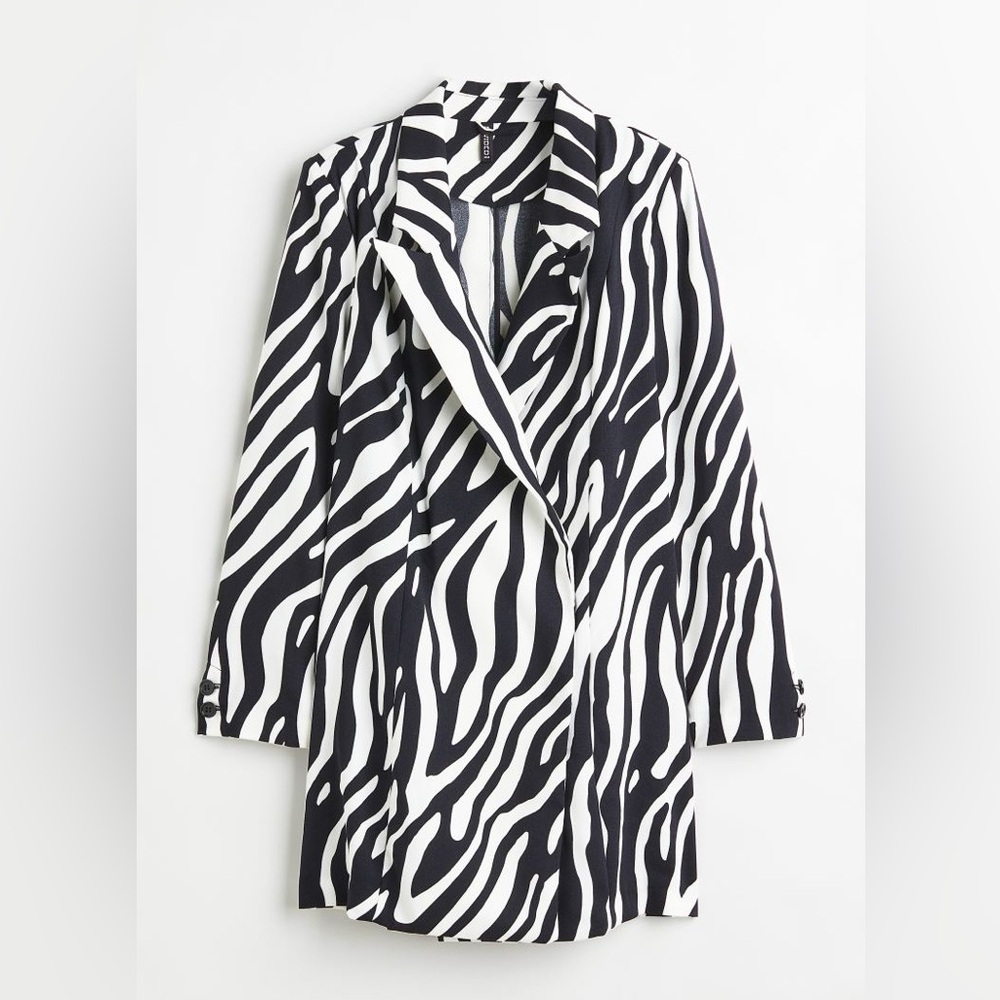 Double Breasted Blazer Dress